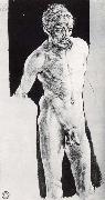 Albrecht Durer Self-portrait in the nude oil on canvas